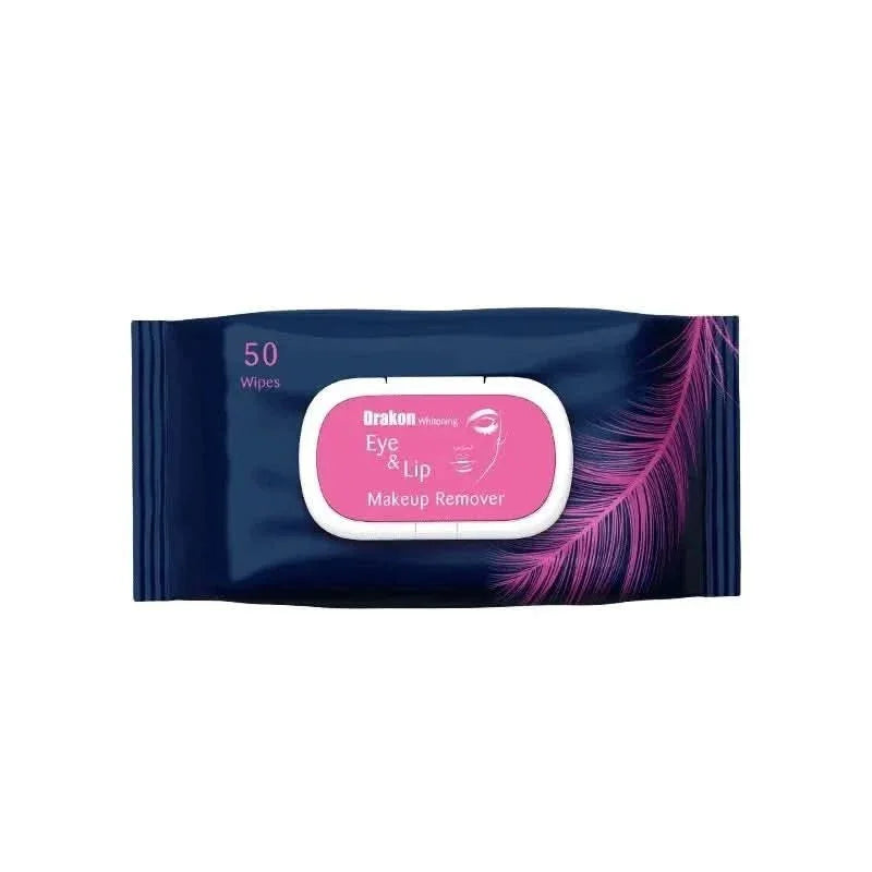 Drakon® Whitening Eye& Lip Wipes Makeup Remover - Cosmoshop