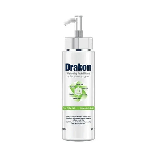 Drakon® Whitening Facial Cleanser For Oily & Combined Skin pump - Cosmoshop