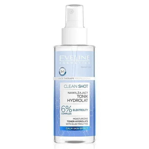 Eveline Clean Shot Moisturizing Toner-Hydrolate 150 ml - Cosmoshop