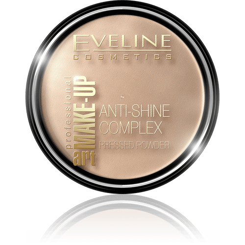 Eveline Cosmetics Art Professional Make - Up Anti - Shine Complex Pressed Powder 34 MEDIUM BEIGE - Cosmoshop - description