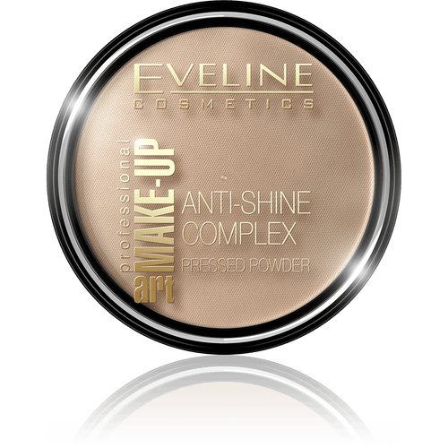 Eveline Cosmetics Art Professional Make - Up Anti - Shine Complex Pressed Powder 35 GOLDEN BEIGE - Cosmoshop - description