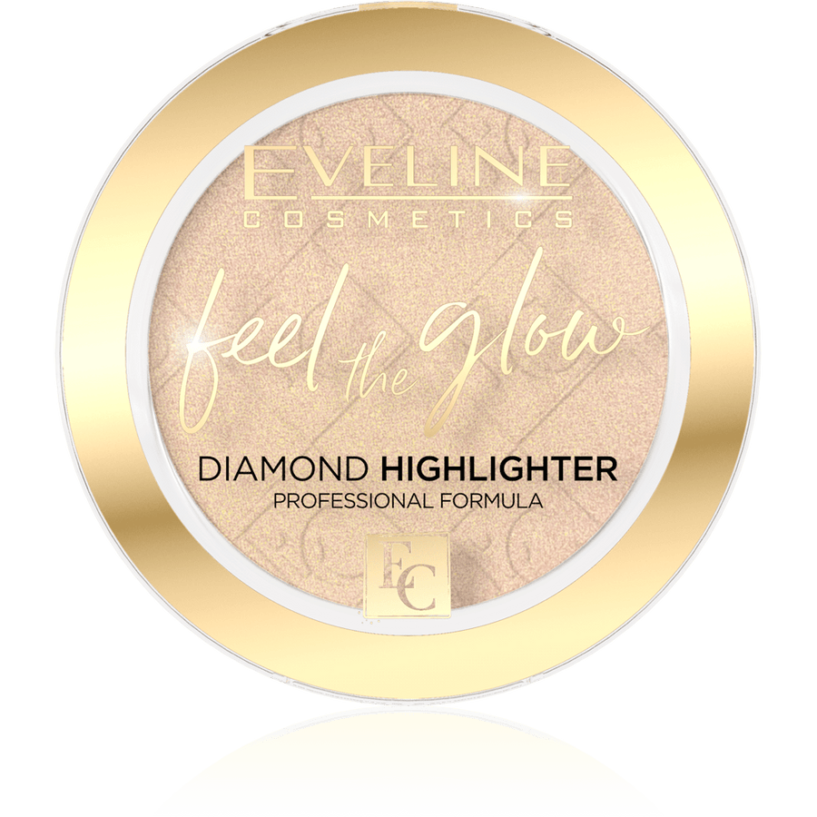 EVELINE COSMETICS FEEL THE GLOW DIAMOND HIGHLIGHTER 01 Sparkle - Cosmoshop - description