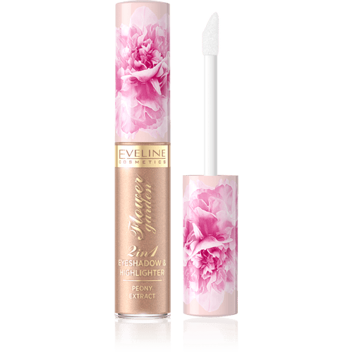 Eveline Cosmetics Flower Garden 2 in 1 EyeShadow & Highlighter 02 - Cosmoshop - description