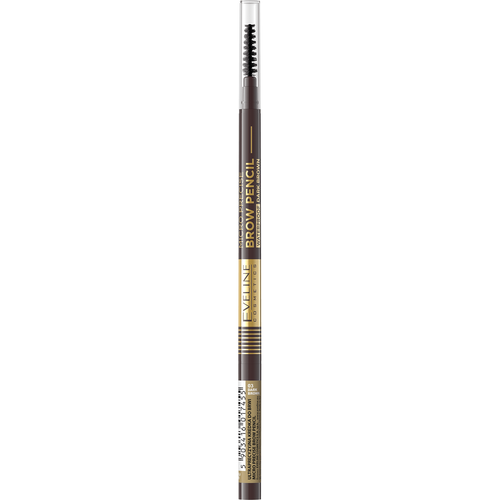 EVELINE COSMETICS MICRO PRECISE BROW PENCIL WATERPROOF - 03 Dark Brown - Cosmoshop - description