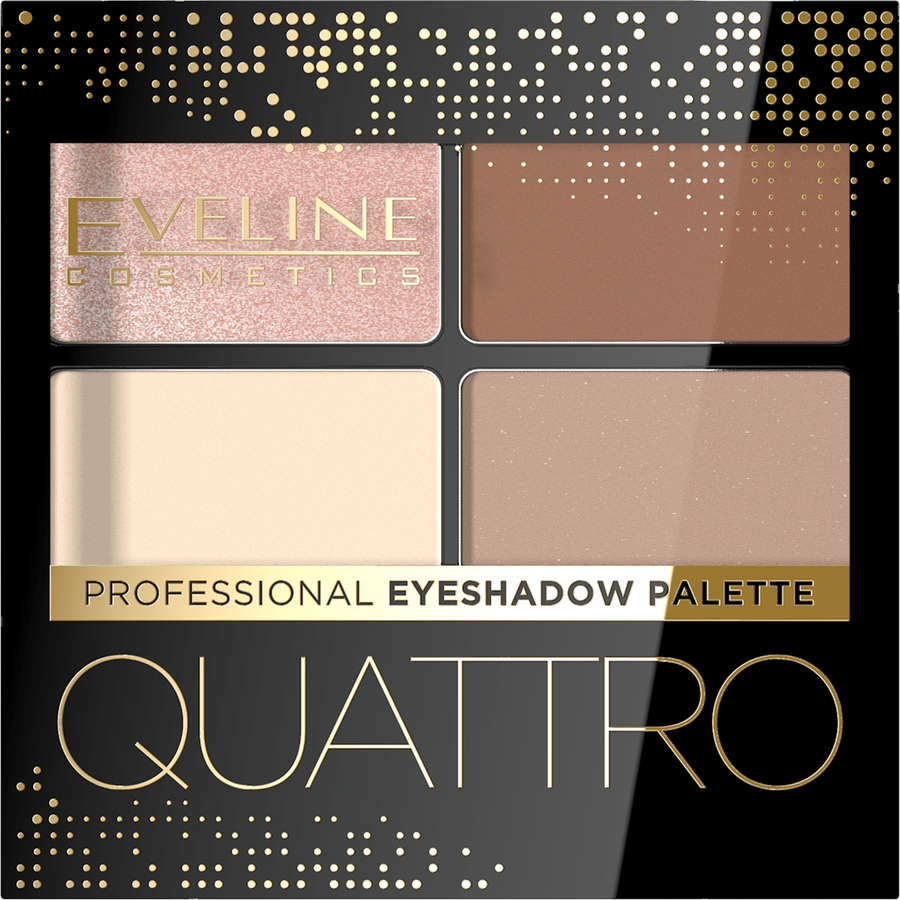 Eveline Cosmetics Professional Eyeshadow Palette Quattro 05 - Cosmoshop - description