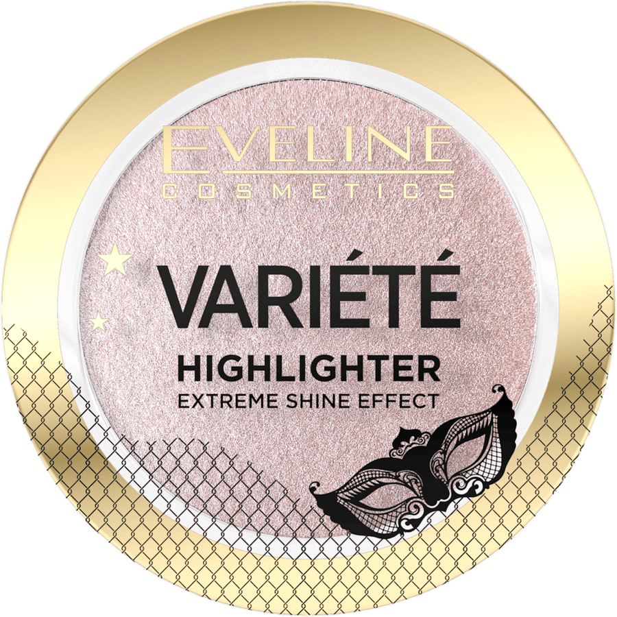 Eveline Cosmetics VARIÉTÉ Highlighter Extreme Shine effect 01 - Cosmoshop - description