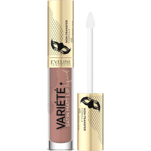 EVELINE COSMETICS VARIÉTÉ SATIN MATT LIP LIQUID01Caramel Cake - Cosmoshop - description