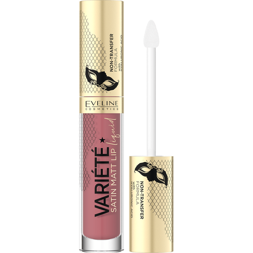 EVELINE COSMETICS VARIÉTÉ SATIN MATT LIP LIQUID05 peach Mousse - Cosmoshop - description