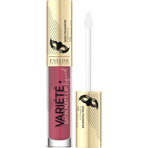 EVELINE COSMETICS VARIÉTÉ SATIN MATT LIP LIQUID06 Strawberry Cocktail - Cosmoshop - description
