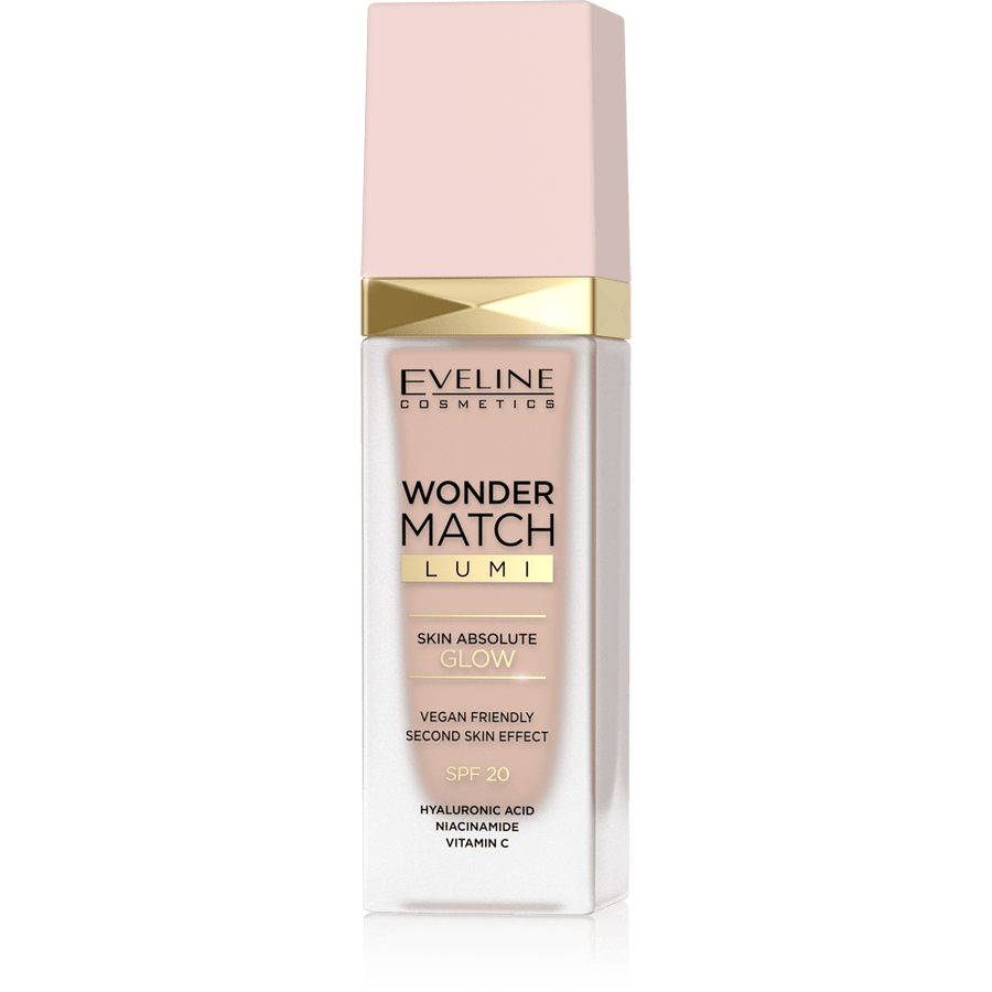 Eveline Cosmetics Wonder Match Lumi Foundation SPF20 - 10 VANILLA - Cosmoshop - description