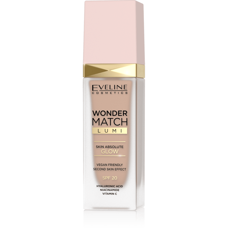 Eveline Cosmetics Wonder Match Lumi Foundation SPF20 - 20 NUDE - Cosmoshop - description