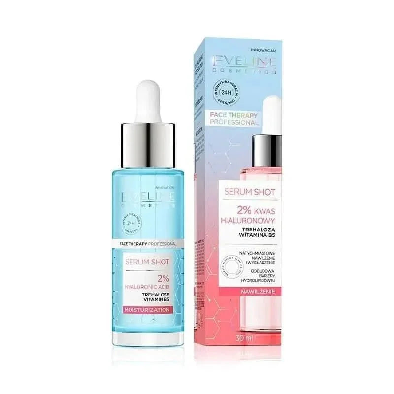 Eveline® Serum Shot 2% Hyaluronic Acid Moisturization - Cosmoshop