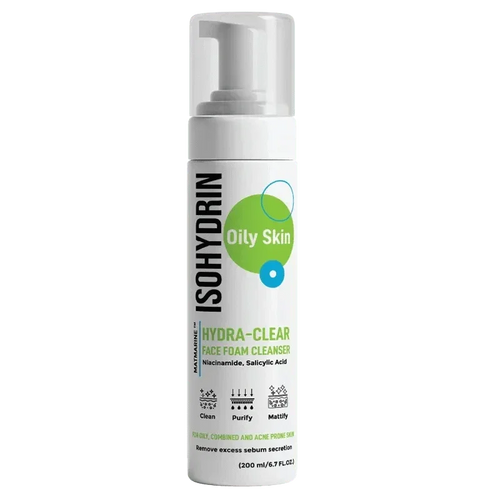 ISOHYDRIN HYDRA - CLEAR FOAM CLEANSER 200ML - Cosmoshop